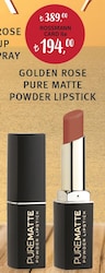 Golden Rose Pure Matte Pudralı Mat Ruj