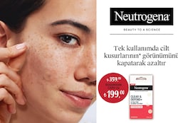 Neutrogena Clear & Defend Ultra Thin Blemish Patches 24'lü Hidrokolloid Bant