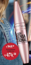 Maybelline New York Lash Sensational Yelpaze Etkili Siyah Maskara