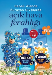 Yumoş Açık Hava Etkisi Konsantre Yumuşatıcı 60 Yıkama 1.440 lt