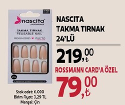 Nascita Takma Tırnak 24'lü