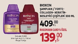 Bioxcin Forte 300 ml Saç Dökülmesine Karşı Şampuan