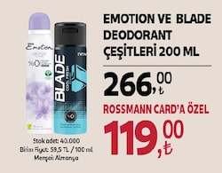 Emotion Detox Floral 200 ml Kadın Deodorant