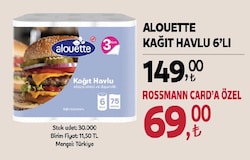 Alouette Kağıt Havlu 6'lı