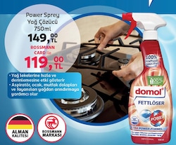 Domol Power Ultra 750 ml Yağ Çözücü Sprey