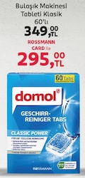 Domol Classic 60'lı Bulaşık Makinesi Tableti