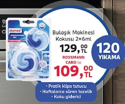 Domol 6 ml 2'li Bulaşık Makinesi Koku Giderici