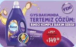 Rinso Sıvı Deterjan 50 Yıkama 3 lt