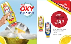 Mr. Oxy Sarı Limon Bulaşık Deterjanı 650 ml