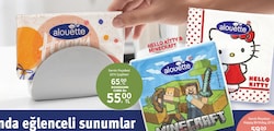 Alouette Servis Peçetesi Minecraft & Hello Kitty 20'li