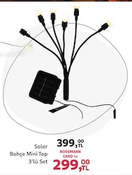 Ideenwelt Solar Bahçe Mini Top 3'lü Set