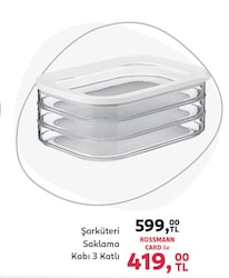 Ideenwelt Mepal Şarküteri Saklama Kabı 3 Katlı