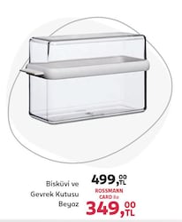 Ideenwelt Mepal Bisküvi Ve Gevrek Kutusu Beyaz
