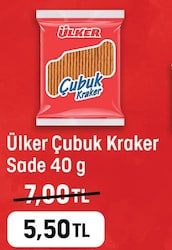 Ülker 40 gr Tuzlu Çubuk Kraker