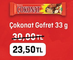 Ülker Çokonat Gofret 33 gr