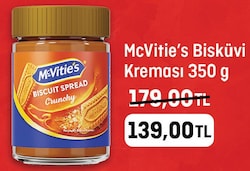 McVitie's Biscuit Spread Crunchy Karamelize Bisküvi Kreması 350 gr