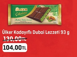 Ülker Meşhur Dubai Lezzeti Çikolata 93 gr
