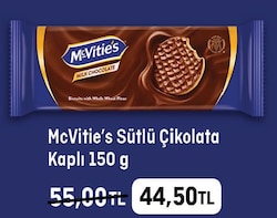 McVitie's Digestive Sütlü Çikolata Kaplamalı Bisküvi 150 gr