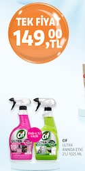 Cif Ultra Anında Etki 2'li 1025 ml