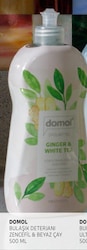 Domol Bulaşık Deterjanı Zencefil & Beyaz Çay 500 ml