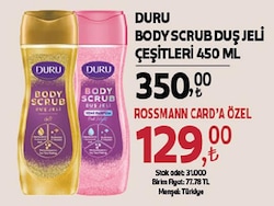 Duru Body Gold Scrub Duş Jeli 450 ml