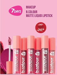 7 Days Makeup B.Colour Matte Liquid Lipstick