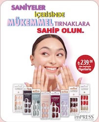 Impress Color Kendinden Yapışkanlı Takma Tırnak Kısa Sandbox