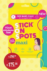 STICK ON SPOTS SOS Band Maxi Akne Bandı 6 Parça