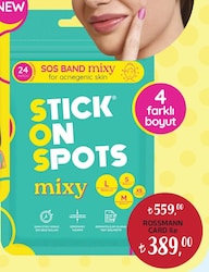 Stick On Spots - SOS Band Mixy (24 Patch)