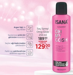 Isana Omg Glow Saç Spreyi 250 ml 