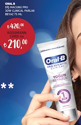 Oral B 3dw Yoğun Parlak Beyaz Diş Macunu 75 ml