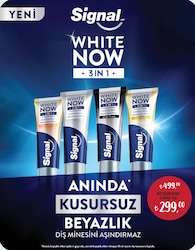 Signal White Now 3in1 Shine With Care Diş Macunu