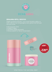 Ben&Anna Stick Refill Deodorant 40 gr + Case Love Me 