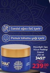 ISANA MOONLIGHT SPA VUCUT PEELINGI 250ML KREMSI