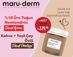 Maru.Derm Kahve Yeşil Çay Özlü Vücut Peeling 250 ml