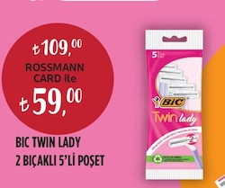 Bic Twin Lady Kullan At 5'li Kadın Tıraş Bıçağı