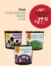Talia Sticks Çeşitleri 55 gr