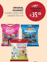Original Gourmet Gummy Çeşitleri 100 gr