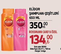 Elidor Superblend Güçlü ve Parlak 650 ml Şampuan