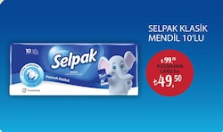 Selpak Klasik Kağıt Mendil 10'lu