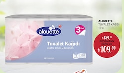 Alouette 3 Katlı 16'lı Tuvalet Kağıdı
