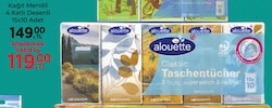 Alouette Kağıt Mendil 4 Katlı Desenli 15x10 Adet