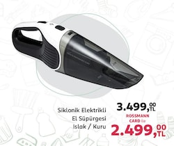 Ideenwelt Siklonik Elektrikli El Süpürgesi Islak/Kuru