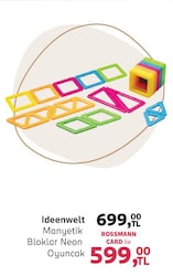 Ideenwelt Neon Oyuncak Manyetik Bloklar