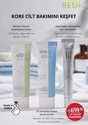 Resh Lab Bariyer Onarıcı Sakinleştirici Krem/Güneş Kremi/Göz Kalemi