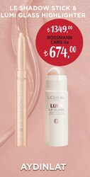 L'Oreal Paris Le Shadow Stick & Lumi Glass Highlighter