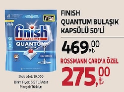 Finish Quantum Bulaşık Kapsülü 50'li