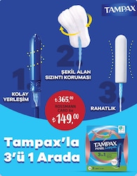 Tampax 3'ü 1 Arada