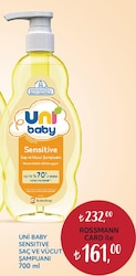 Uni Baby Sensitive Saç ve Vücut Şampuanı 700 ml