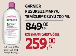 Garnier Kusursuz Makyaj Temizleme Suyu 700 ml